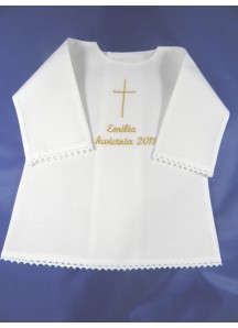 Szatka do chrztu-koszulka z koronką [1]