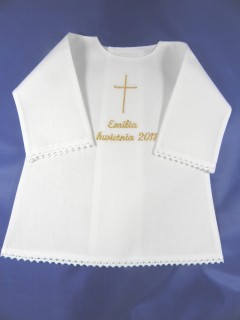 Szatka do chrztu-koszulka z koronką [1]