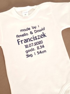 Body z Metryczką - długi rękaw