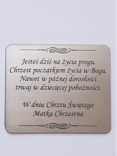 Grawer z dedykacją  C2