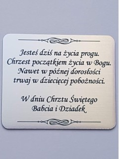 Grawer z dedykacją  C12