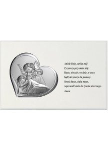 Obrazek na drewienku z modlitwą 18x11,5 cm