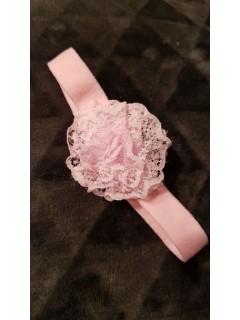 Opaska dziecięca z kwiatkiem, elastyczna 2