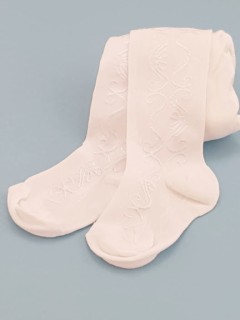 Rajstopki żakardowe BIAŁE