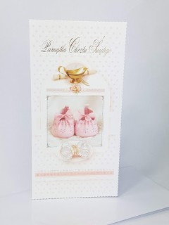 Pamiątka Chrztu Świętego - rozkładana kartka 1