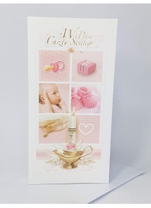 Pamiątka Chrztu Świętego - rozkładana kartka 2