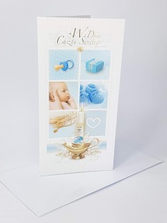 Pamiątka Chrztu Świętego - rozkładana kartka 4