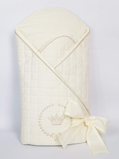 Rożek- Becik bawełniany z wkładką z kokosa