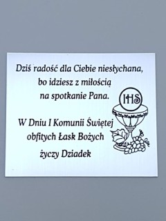 Grawer z dedykacją K3 -duży